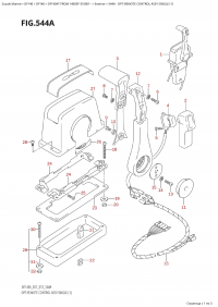 544A - Opt:remote Control Assy Single (1) (544A -    ,  (1))