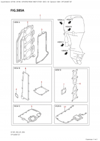 585A - Opt:gasket Set (585A - :  )