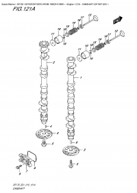 121A  -  Camshaft (Df150T  E01) (121A -   (Df150T E01))