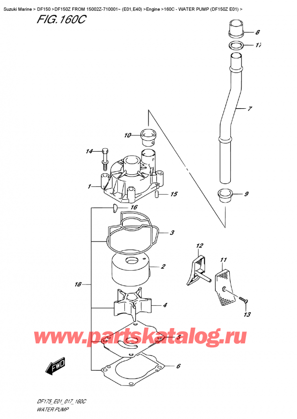  ,   , SUZUKI DF150Z L/X  FROM 15002Z-710001~ (E01) ,   (Df150Z E01)