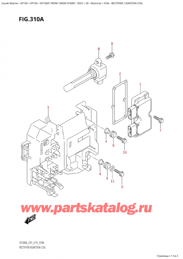   ,   , SUZUKI Suzuki DF150A TL / TX FROM 15003F-910001~  (E01 019),  /  