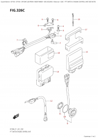 326C - Ptt Switch / Engine  Control Unit  (See  Note) (326C -   /    (See Note))