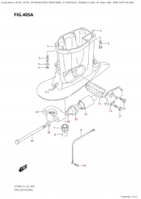 405A - Drive Shaft Housing (405A -   )