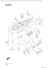 407A - Gear Case (407A -   )