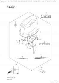 420F  -  Engine  Cover (Df150Ap: (420F -   () (Df150Ap:)