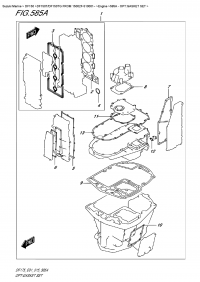 585A  -  Opt:gasket  Set (585A - :  )