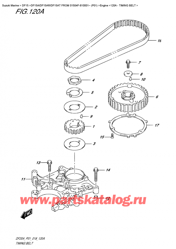   ,   , Suzuki DF15A RS / RL FROM 01504F-810001~ (P01)  2018 ,  