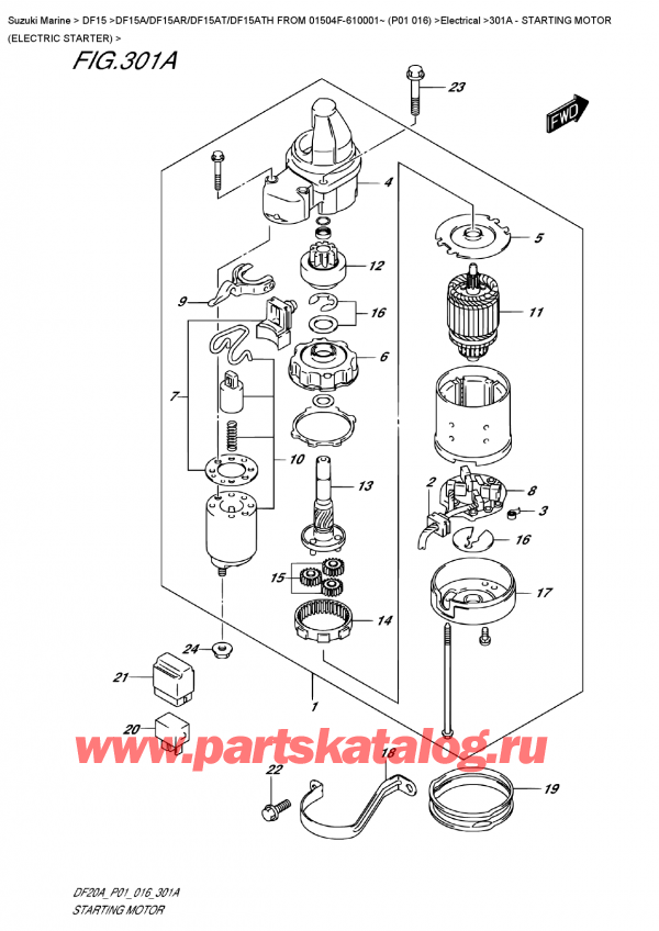 ,    , Suzuki DF15A RS/RL FROM 01504F-610001~ (P01 016) ,   ()