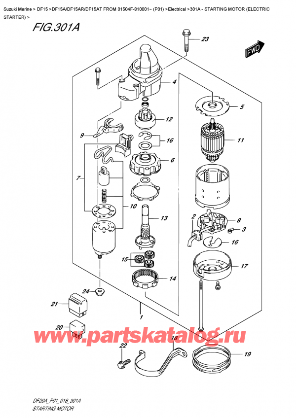 ,   , Suzuki DF15A RS / RL FROM 01504F-810001~ (P01)  2018 ,   ()