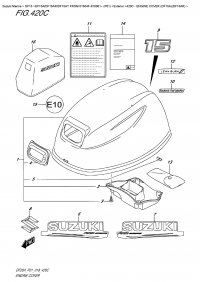 420C - Engine  Cover  (Df15A)(Df15Ar) (420C -   () (Df15A) (Df15Ar))