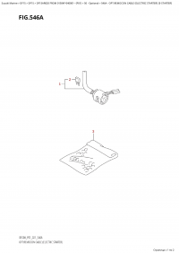 546A - Opt:remocon  Cable (Electric  Starter)  (E-Starter) (546A - :    () (  ))