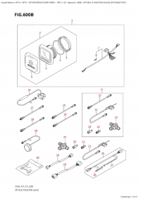 600B  -  Opt:multi  Function  Gauge  (Df15Ar,Df15At) (600B - : multi Function Gauge (Df15Ar, Df15At))