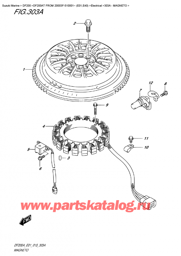 ,   , Suzuki DF200A TL / TX FROM 20003F-510001~ (E01),  / Magneto