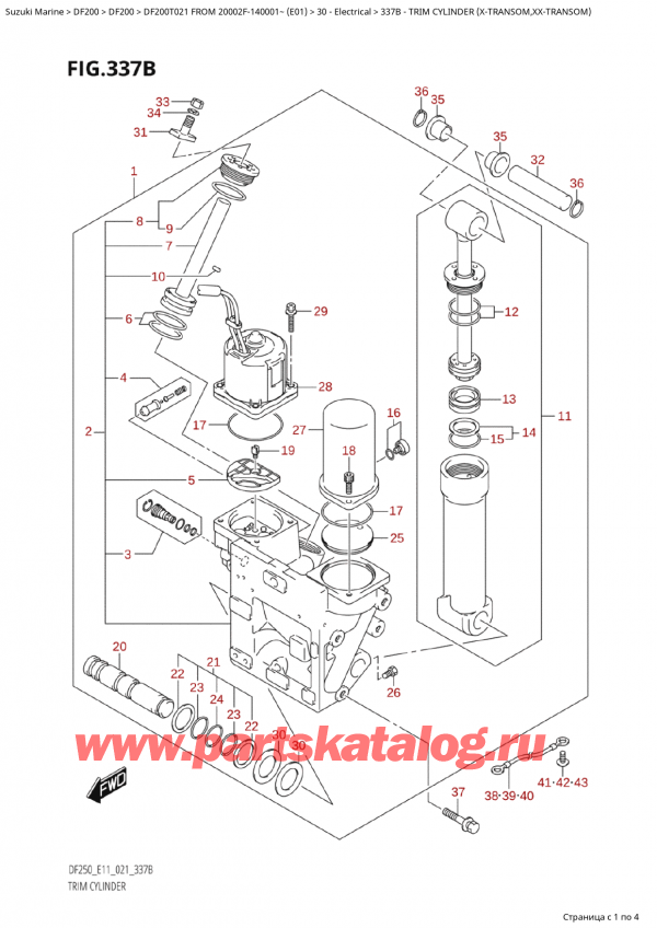  ,   , Suzuki Suzuki DF200TX FROM 20002F-140001~ (E01 021)  2021 ,   (XTransom, XxTransom)