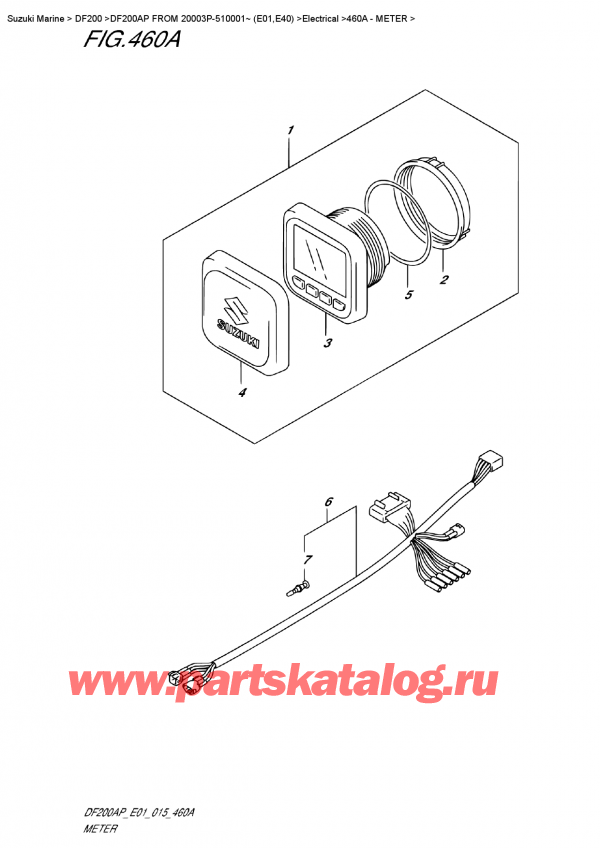   ,    , Suzuki DF200 APL / APX FROM 20003P-510001~ (E01), 