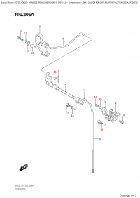 206A - Clutch  Rod  (Df9.9B,Df9.9Bth,Df15A,Df20A,Df20Ath) (206A -   (Df9.9B, Df9.9Bth, Df15A, Df20A, Df20Ath))