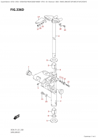 336D - Swivel Bracket (Df9.9Bt,Df15At,Df20At) (336D -   (Df9.9Bt, Df15At, Df20At))