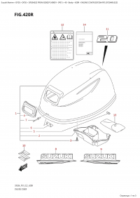 420R - Engine Cover ((Df20A:p01,Df20Ar):022) (420R -   () ( (Df20A: p01, Df20Ar) : 022))