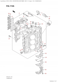 113A - Cylinder Block (113A -  )