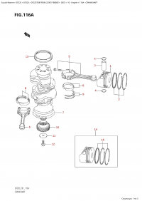 116A - Crankshaft (116A - )