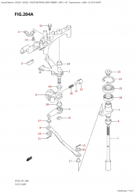 204A - Clutch Shaft (204A -  )