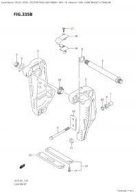 335B - Clamp Bracket (L-Transom) (335B -   (L-Transom))