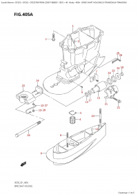 405A  -  Drive Shaft Housing (X-Transom,Xx-Transom) (405A -    (X-Transom, Xx-Transom))