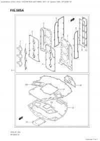 585A - Opt:gasket Set (585A - :  )