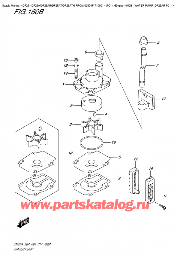   ,   , Suzuki DF25A RS FROM 02504F-710001~ (P01)  ,   (Df25Ar P01)