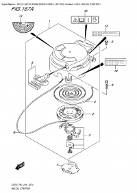 167A - Recoil Starter (167A -  )