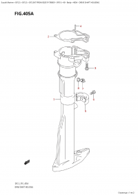 405A - Drive Shaft Housing (405A -   )