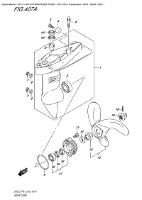 407A - Gear Case (407A -   )