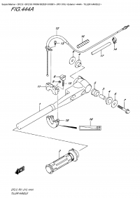 444A - Tiller Handle (444A - )