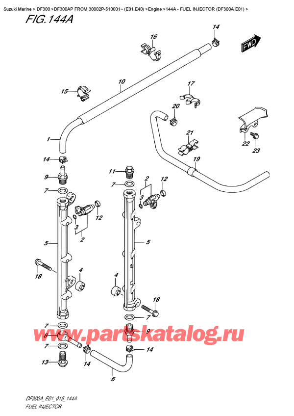  ,    , SUZUKI DF300AP X / XX FROM 30002P-510001~ (E01),   (Df300A E01)