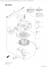 167A - Recoil Starter (167A -  )