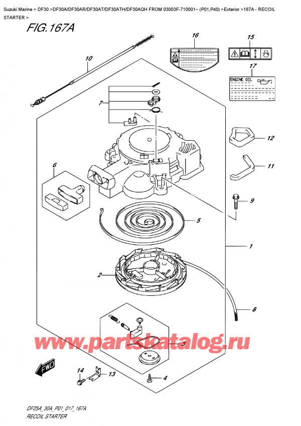   ,   , SUZUKI DF30A RS / RL FROM 03003F-710001~ (P01) ,  