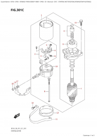 301C - Starting Motor (Df30A,Df30Ar,Df30Ath,Df30Aq) (301C -   (Df30A, Df30Ar, Df30Ath, Df30Aq))