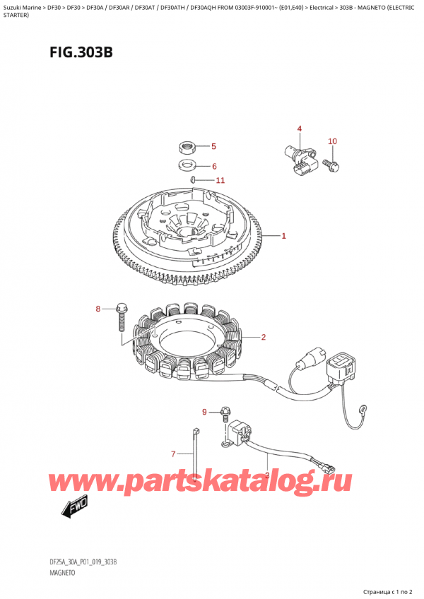 ,    , Suzuki Suzuki DF30A TS / TL FROM  03003F-910001~ (E01 019),  (Electric