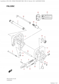 335C - Clamp Bracket (Df30A) (335C -   (Df30A))