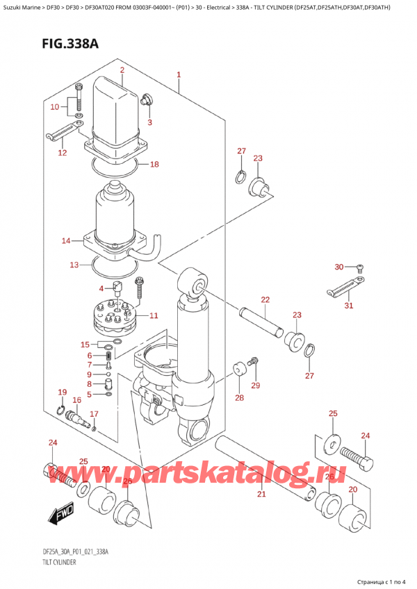  ,   , SUZUKI Suzuki DF30A TS / TL FROM 03003F-040001~  (P01 20),   (Df25At, Df25Ath, Df30At, Df30Ath)