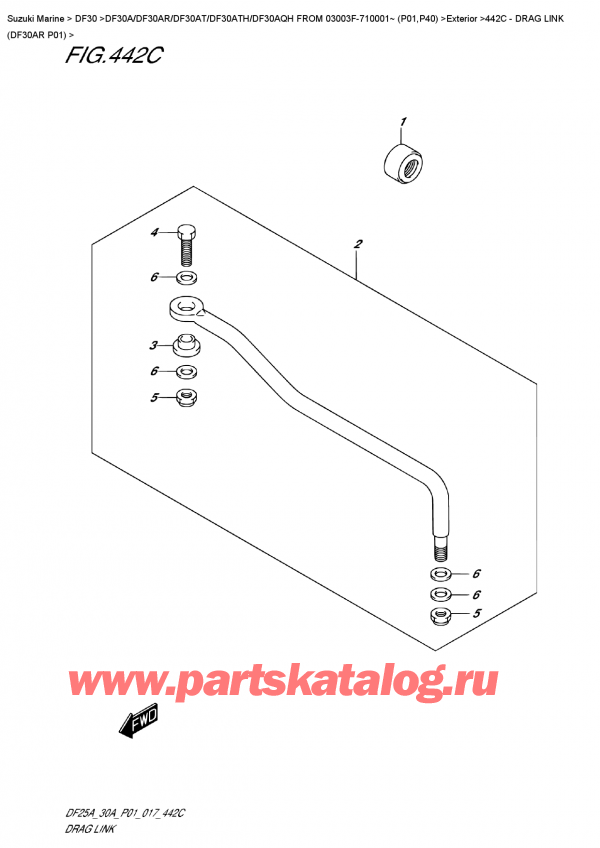  ,  , SUZUKI DF30A RS / RL FROM 03003F-710001~ (P01)   2017 ,   (Df30Ar P01)