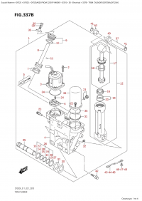 337B - Trim Cylinder (Df350A,Df325A) (337B -   (Df350A, Df325A))