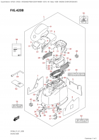 420B - Engine Cover (Df325A:e01) (420B -   () (Df325A: e01))