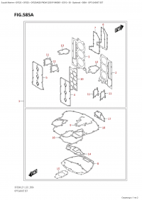 585A - Opt:gasket Set (585A - :  )