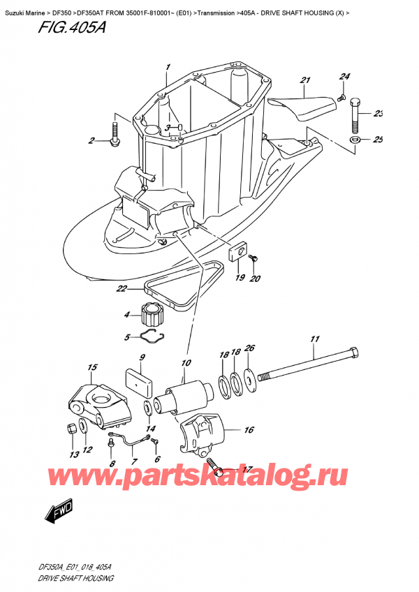   ,    , Suzuki DF350A TX / TXX FROM 35001F-810001~ (E01),    (X)