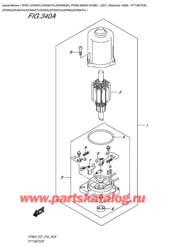   ,  , Suzuki DF40A TS/TL FROM 04003F-810001~ (E01), Ptt  Motor  (Df40A)(Df40Ath)(Df40Ast)(Df50A)(Df50Ath)(Df60A)(Df60Ath)