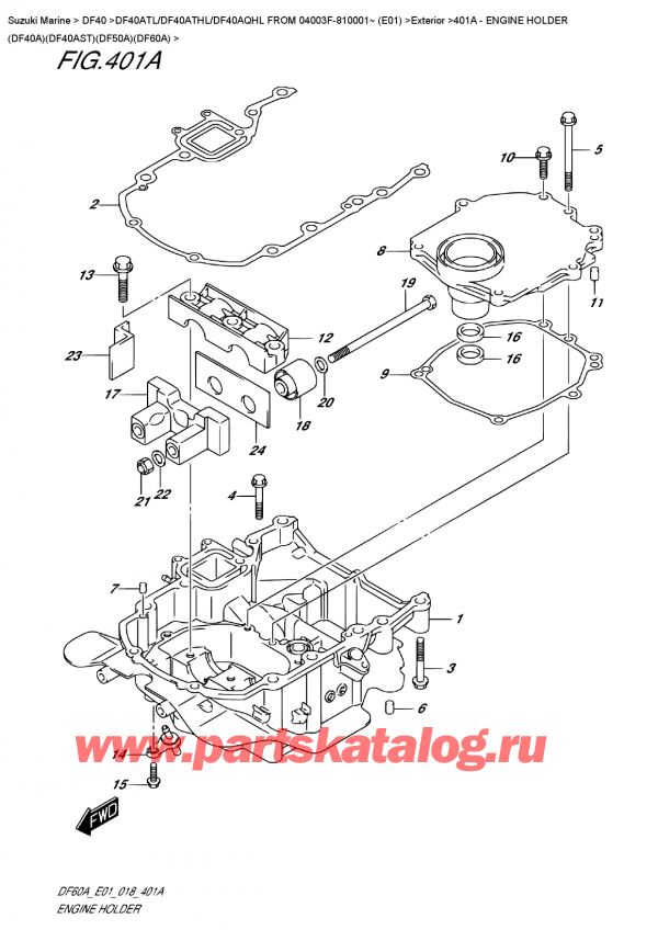  ,   , SUZUKI DF40A TS/TL FROM 04003F-810001~ (E01)  2018 ,   (Df40A) (Df40Ast) (Df50A) (Df60A)