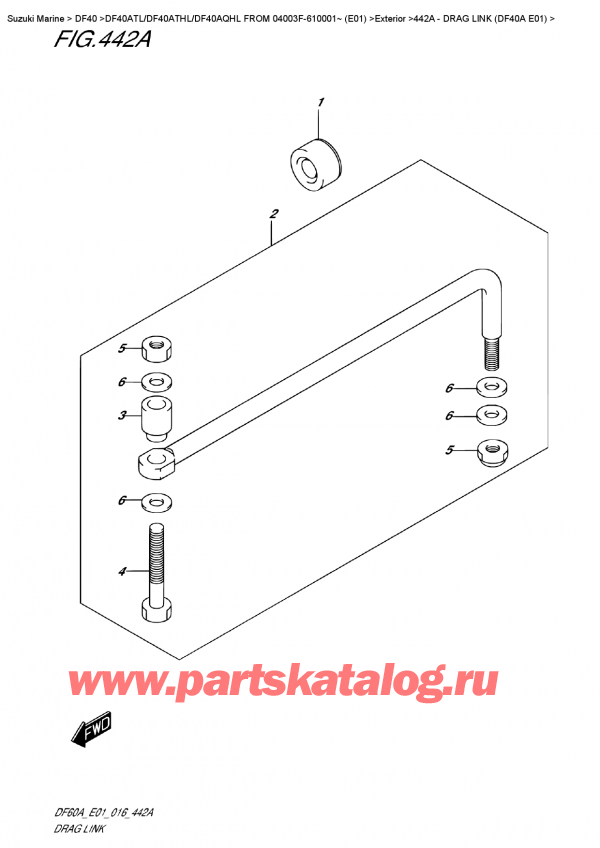  ,   , Suzuki DF40A TS / TL FROM 04003F-610001~ (E01),   (Df40A E01)