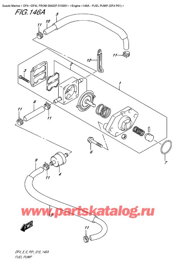   ,    ,  DF4 S-L FROM 00402F-510001~ (P01)  2015 , Fuel  Pump  (Df4  P01) /   (Df4 P01)