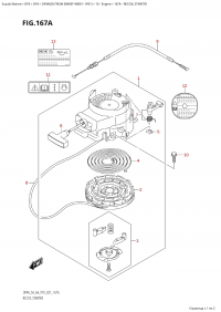 167A - Recoil Starter (167A -  )